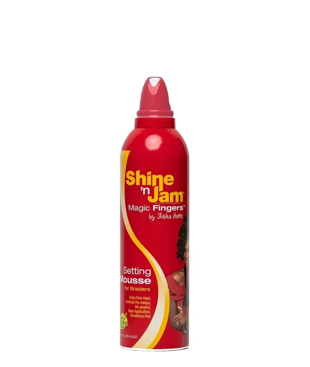 AMPRO Shine 'N Jam Magic Fingers Setting Mousse (11.9oz) Shine N Jam