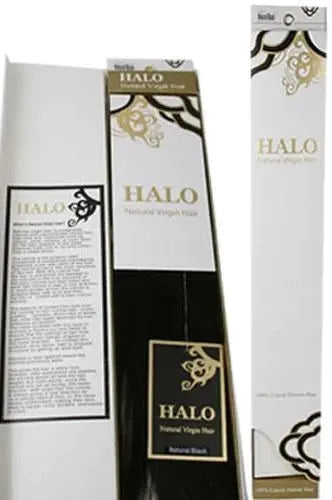 HALO 100% Human Hair Natural Virgin Weave (18inch) Halo