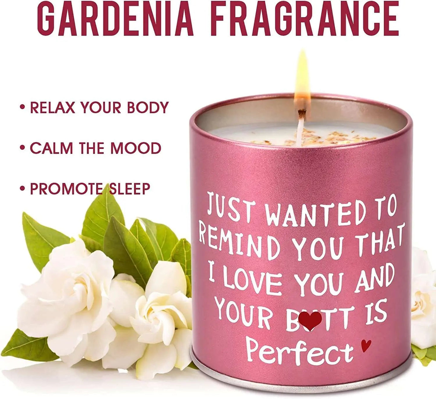 Scented Candles (I Love U & Butt is Perfect) MK Smith's Shop
