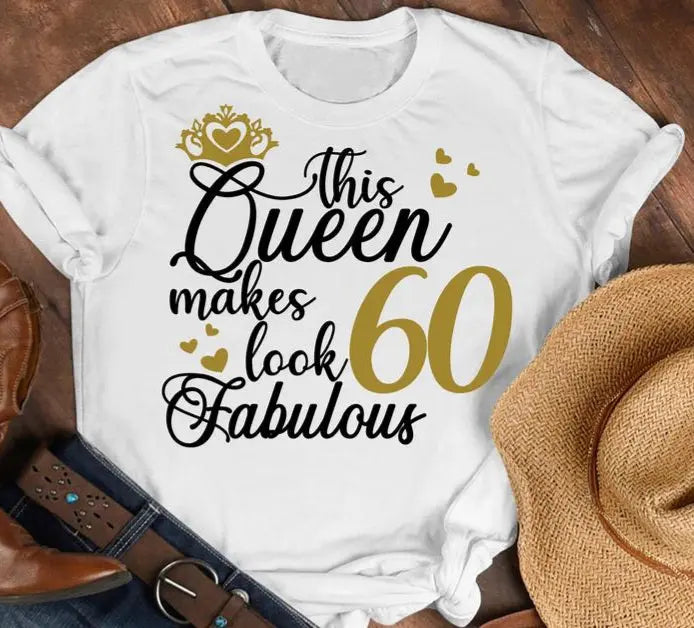 This Queen Makes 60 Look Fabulous T-Shirts MK Smith's Shop