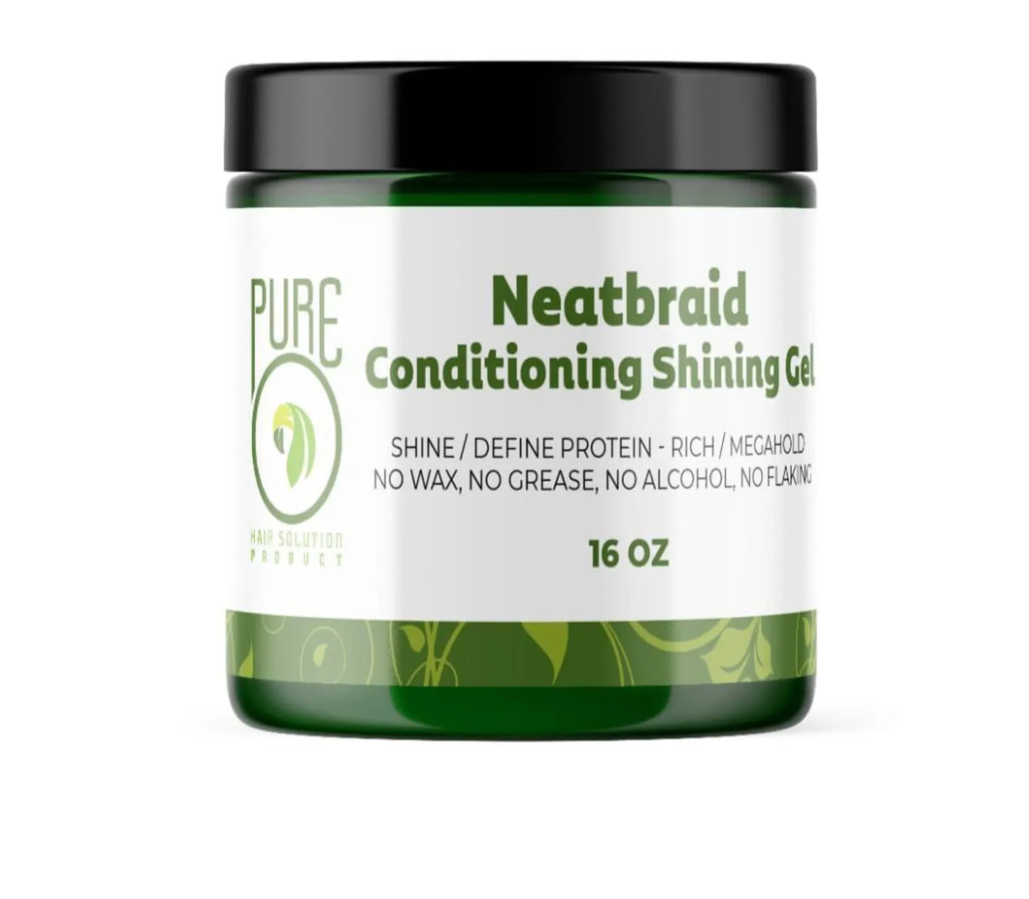 PURE O Natural Neat Braid Conditioning Gel (16oz)