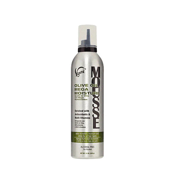 Mousse hydratante méga à l'huile d'olive VIGOROL (12 oz)