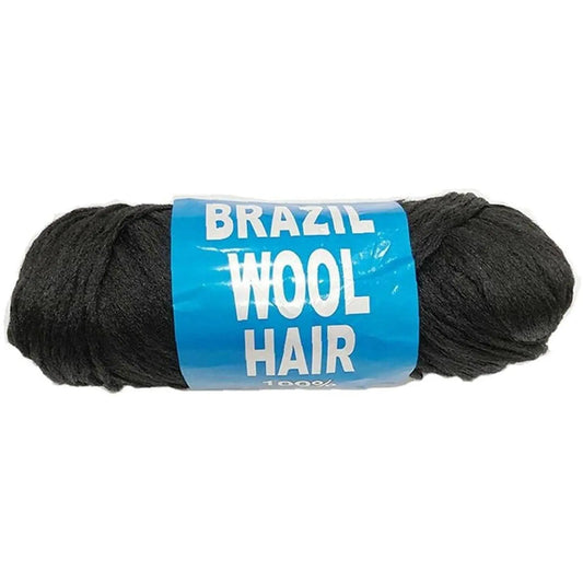 100% Brazilian Wool Hair Acrylic Yarn for African Braids/Senegalese Twist/Faux Locs/Wraps Brazilian Wool