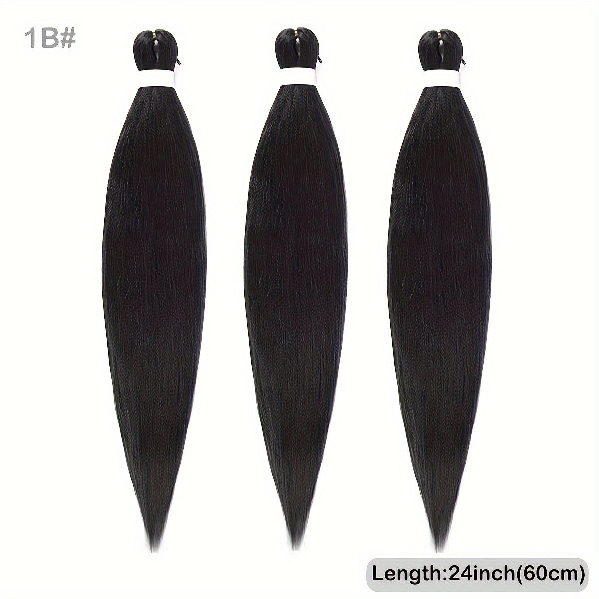 3 Bundles Pre Stretched 24" EZ Braiding Hair