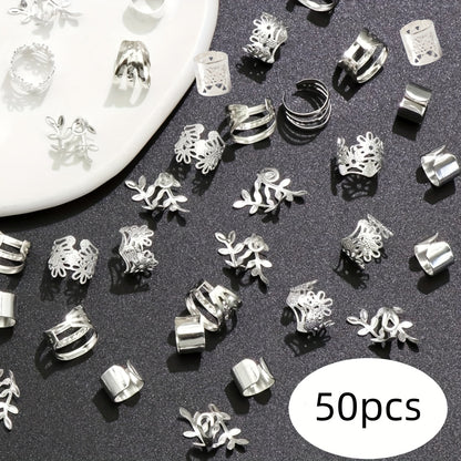 Hair Charms Variety Pack (Golden & Silver)