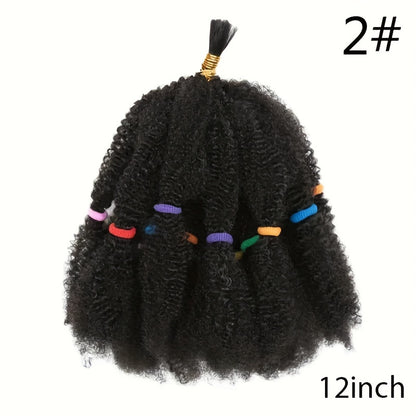 Afro Kinky Crochet Hair 10PCS 12 INCH
