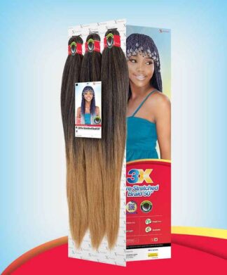 X-Pression Collection 3X Pre-Stretch Braiding Hair, Braided Hair Crochet 50 X-Pression