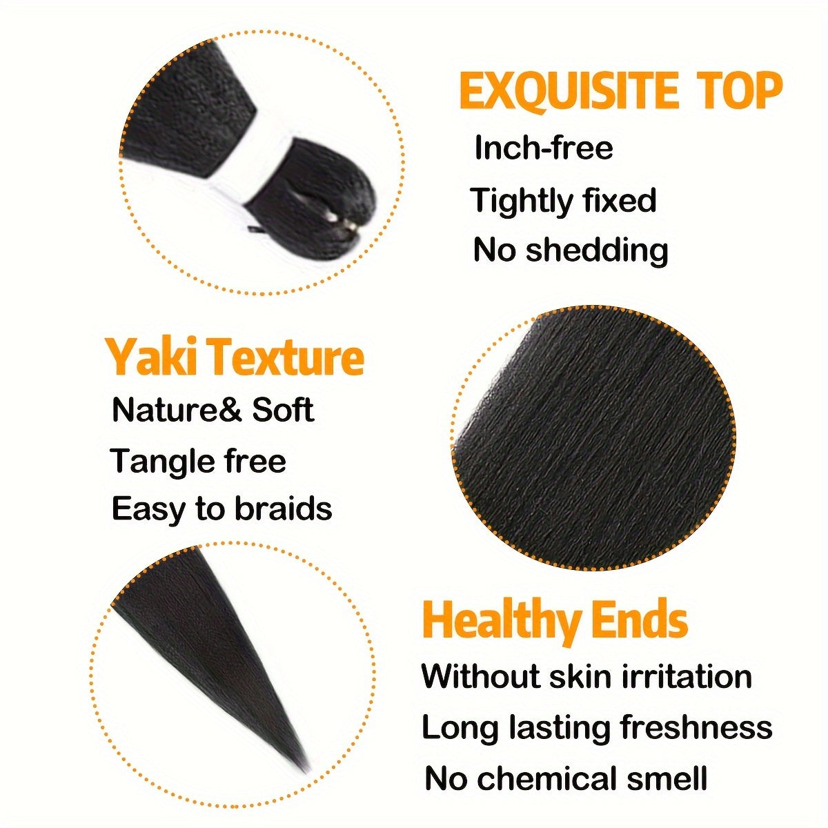3 Bundles Pre Stretched 24" EZ Braiding Hair