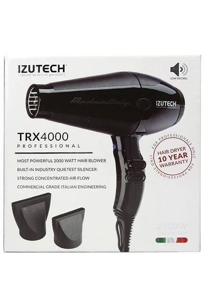 IZUTECH Professional AC Hair Dryer 2000W #TRX4000 Black MK Smith's Shop
