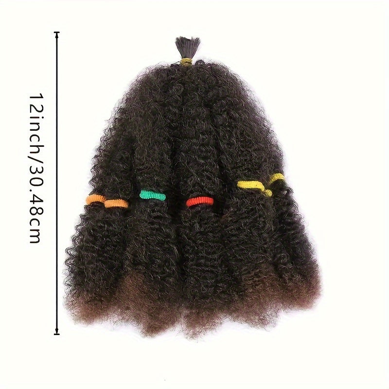 Afro Kinky Crochet Hair 10PCS 12 INCH