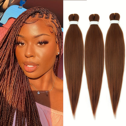 3 Bundles Pre Stretched 24" EZ Braiding Hair