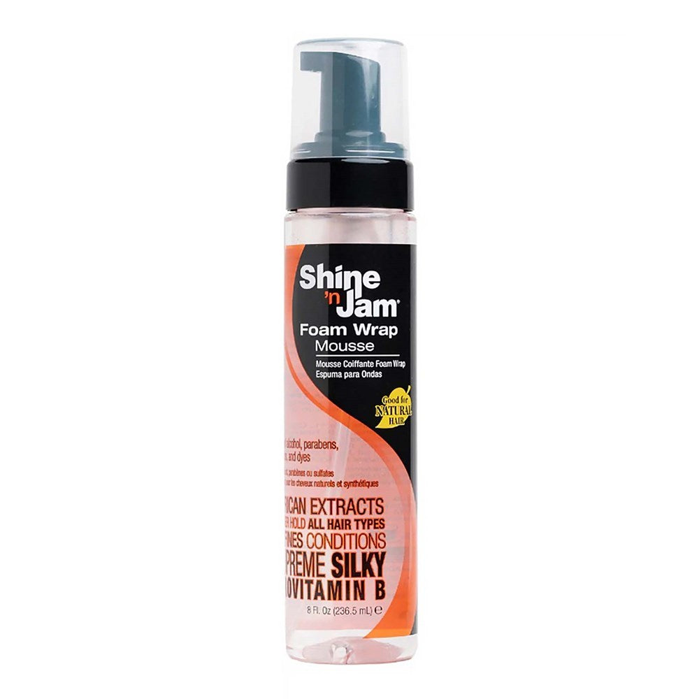 AMPRO Shine 'n Jam Supreme Foam Wrap Mousse (8oz) AMPRO Shine N JAM
