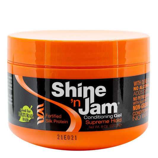 AMPRO Shine 'n Jam Conditioning Gel Supreme Hold- (8oz) AMPRO Shine N JAM