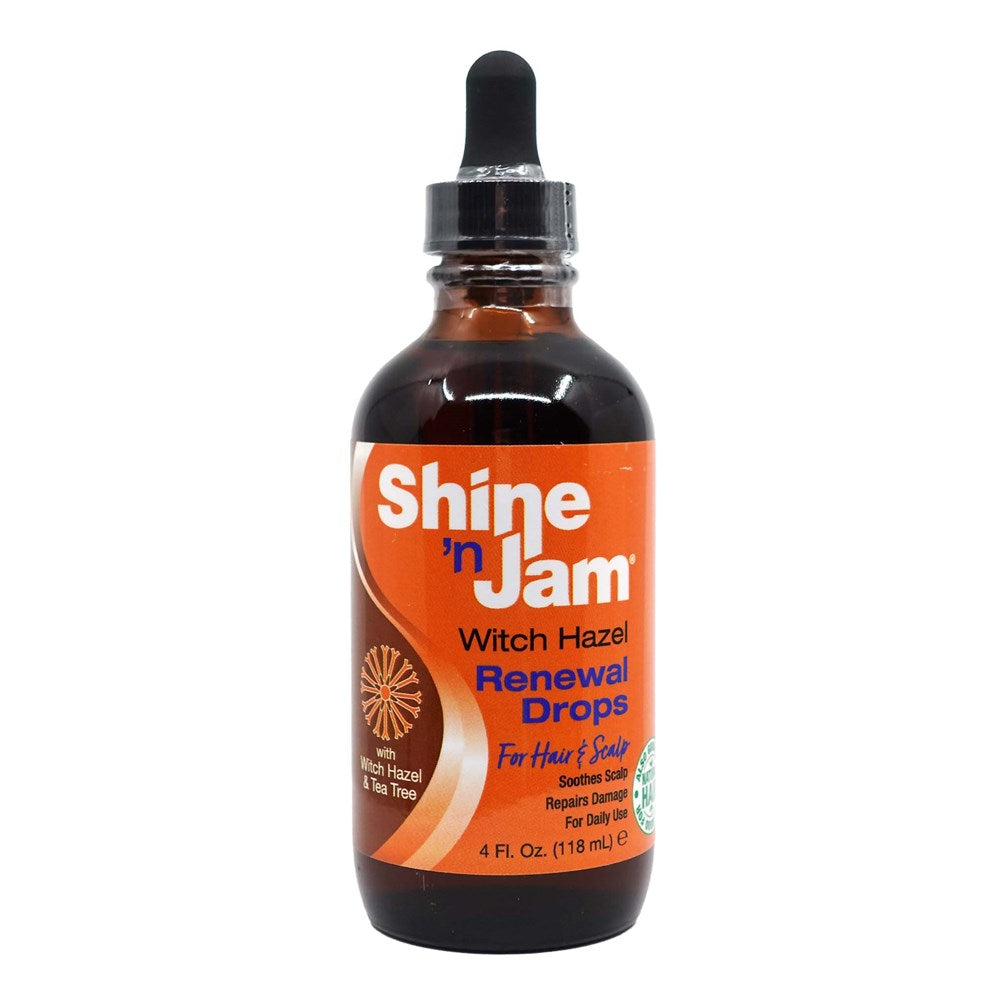 AMPRO Shine 'n Jam Hair & Scalp Witch Hazel Renewal Drops Oil  (4oz) AMPRO/Shine N JAM