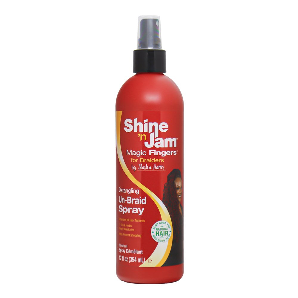 Spray démêlant Magic Fingers Shine 'n Jam d'AMPRO (12 oz)