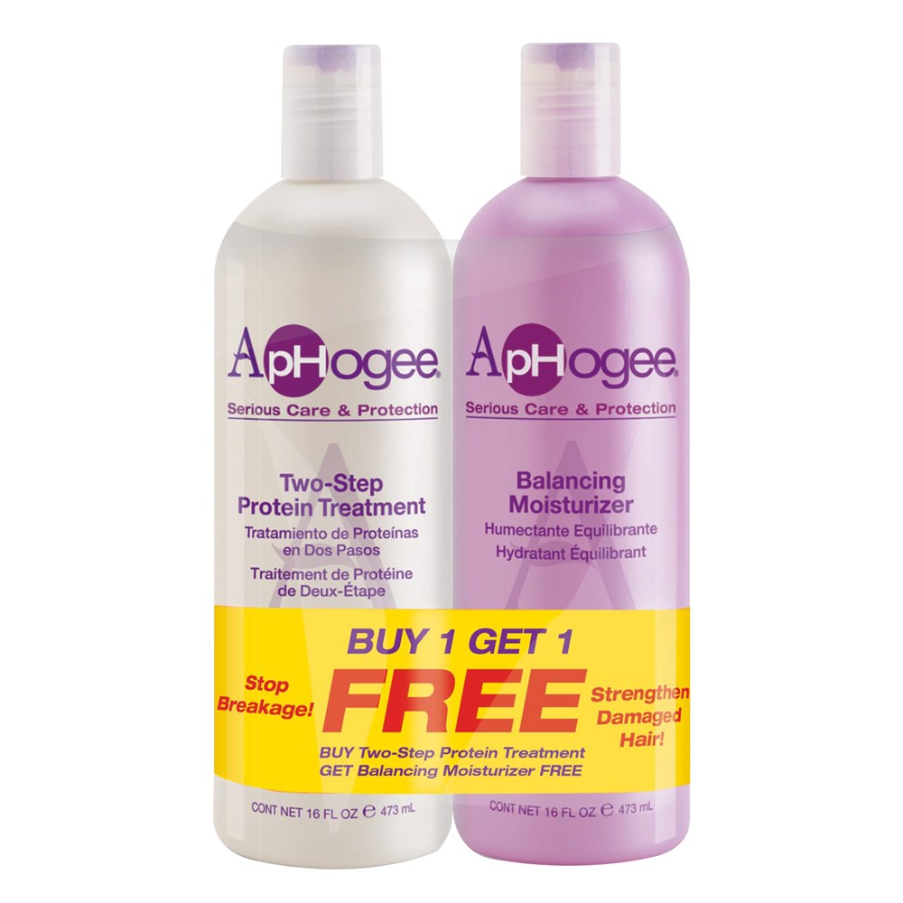 Combo APHOGEE - Traitement en deux étapes (16 oz) et hydratant équilibrant (16 oz)