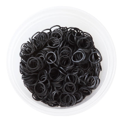 KIM & C 1000pcs Rubber Bands  (Assorted & Black) Kim & C