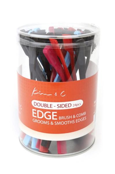 KIM & C Edge Brush & Comb 24pcs/jar Kim & C