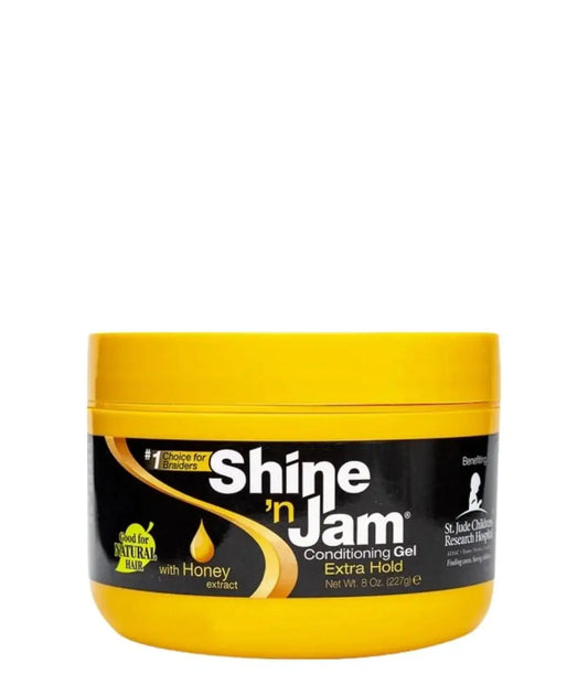 Ampro Conditioning Gel (Extra Hold) 8Oz Shine N Jam