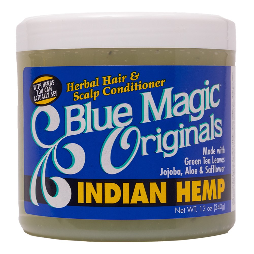 BLUE MAGIC Indian Hemp Hair & Scalp Conditioner (12oz) Blue Magic