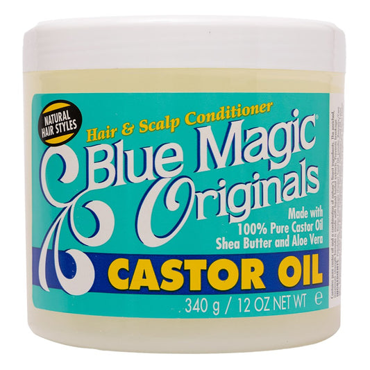 BLUE MAGIC Castor Oil Hair & Scalp Conditioner (12oz) Blue Magic