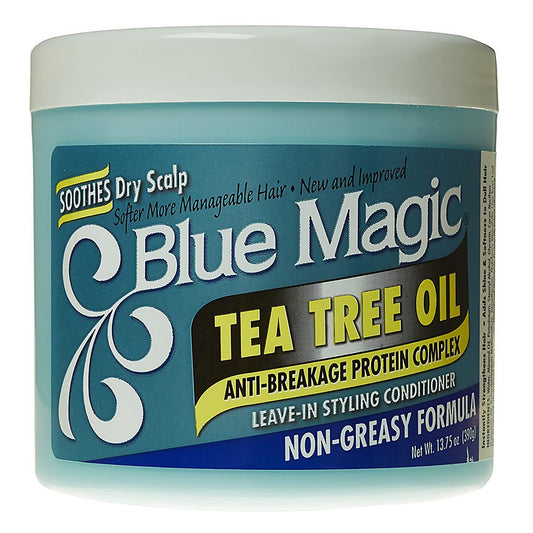 BLUE MAGIC Tea Tree Oil Leave In Styling Conditioner (13.75oz) Blue Magic