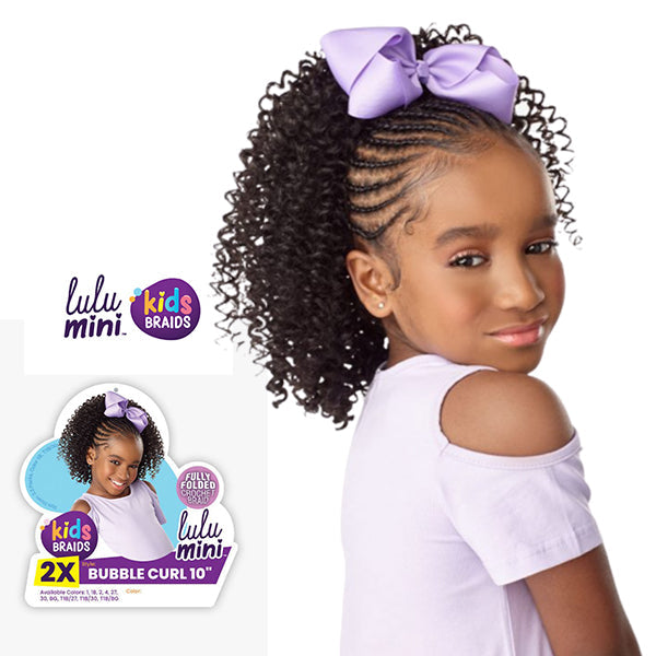 Mini tresses pour enfants Sensationnel Lulu - 2X Bubble Curl 10 pouces