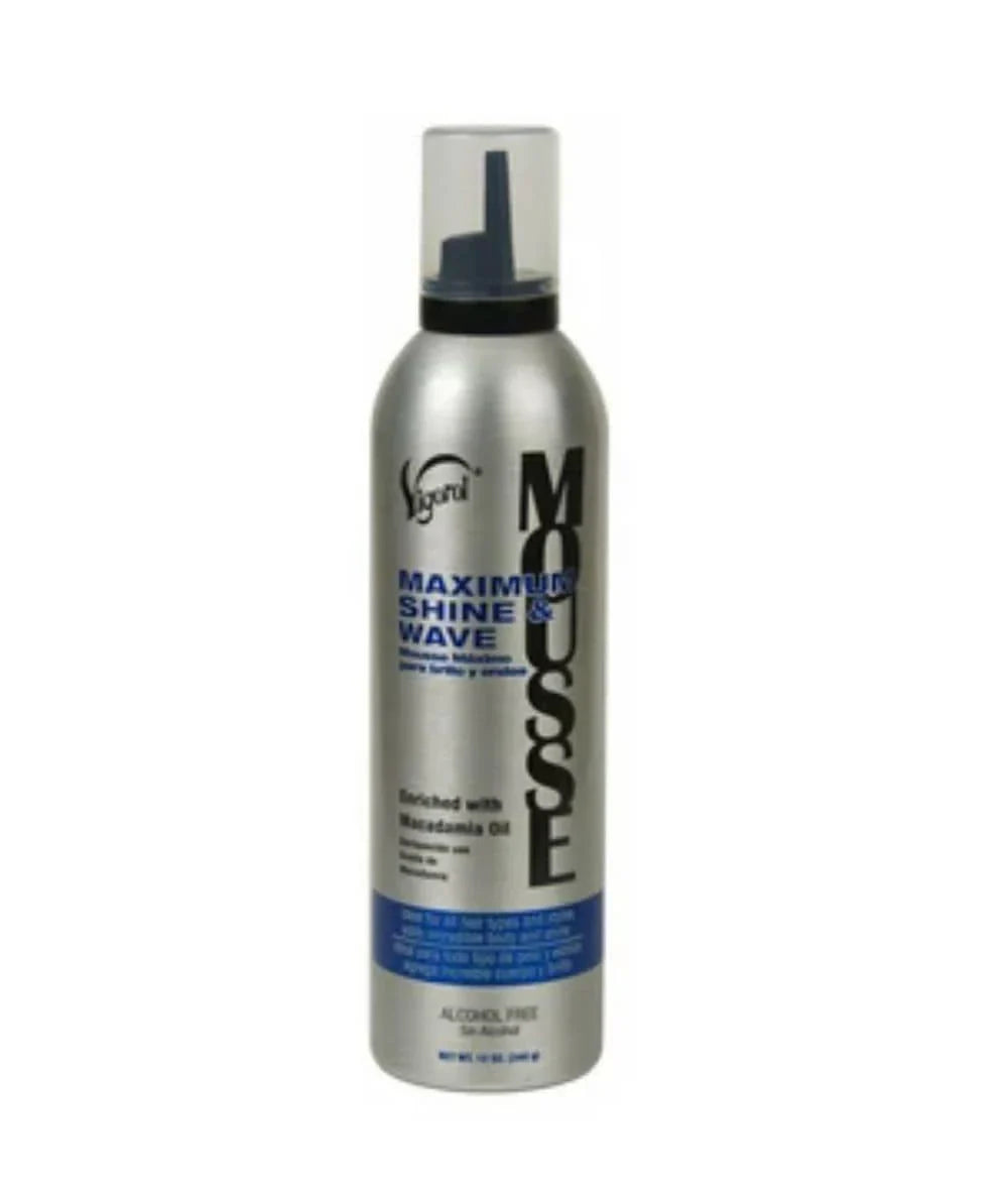 VIGOROL Maximum Shine & Wave Mousse (12oz) Vigorol