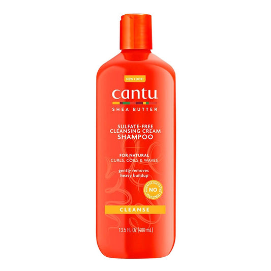 CANTU Natural Hair Sulfate Free Cleansing Cream Shampoo (13.5oz) Cantu