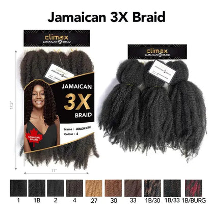 CLIMAX 3X Jamaican Braid Climax