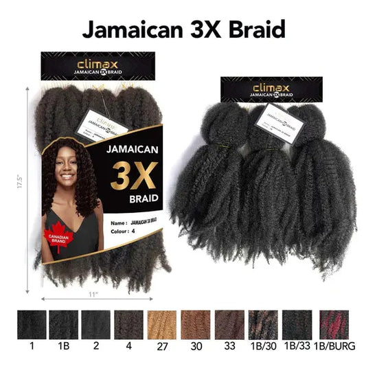 CLIMAX 3X Jamaican Braid Climax
