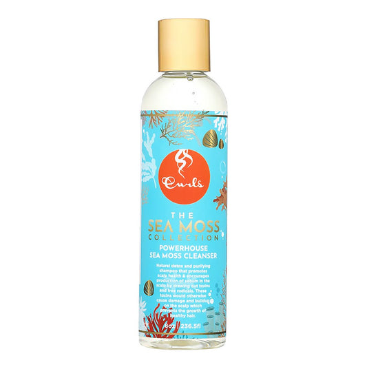 Shampooing nettoyant puissant à la mousse de mer CURLS (8 oz)