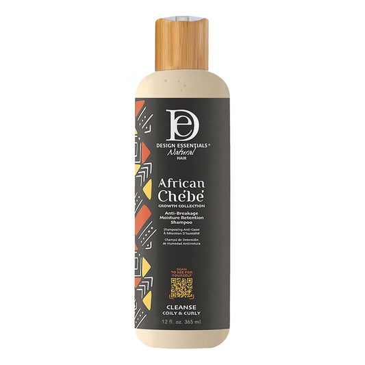DESIGN ESSENTIALS Shampoing anti-casse à rétention d'humidité African Chebe (12 oz)
