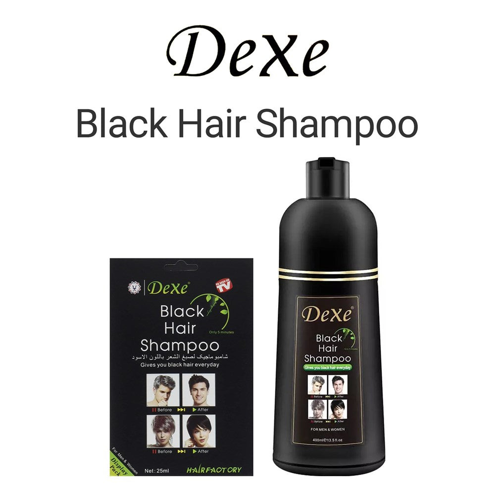 DEXE Black Hair Shampoo 25ml x 10packettes/box DEXE