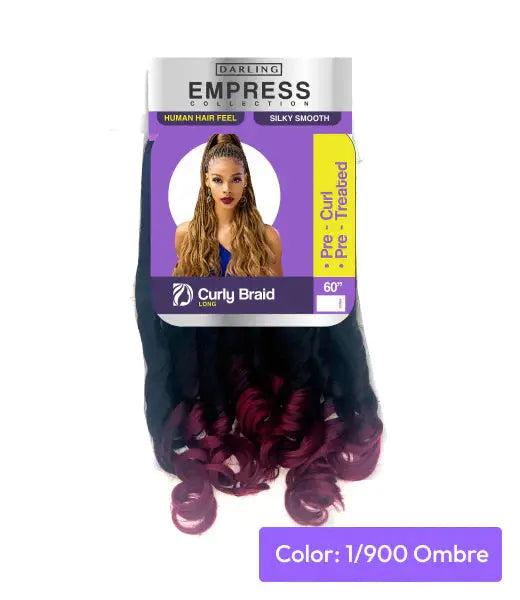 Darling Empress French Loose Pre stretch Curly Braids Extension DARLING