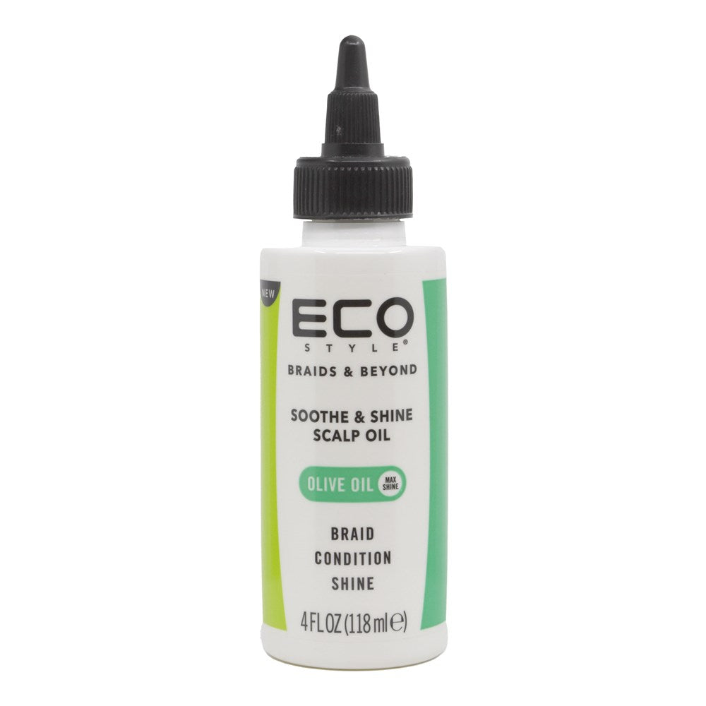 Huile pour cuir chevelu apaisante et brillante ECO STYLE (4 oz)