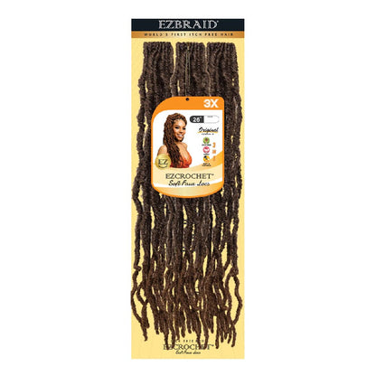 EZBRAID Ezcrochet 3X Tresse Faux Locs Souple (26 pouces)