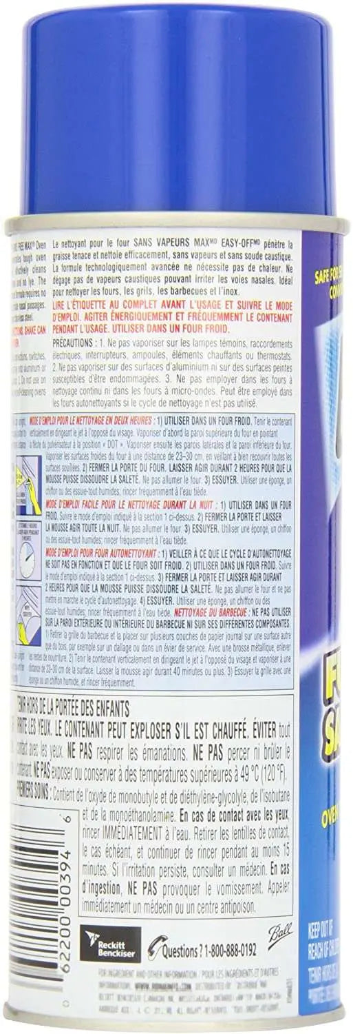Easy Off, Fume Free Max, Oven Cleaner, Safe for Self Cleaning Ovens, Aerosol, 400 g MK Smith's Shop