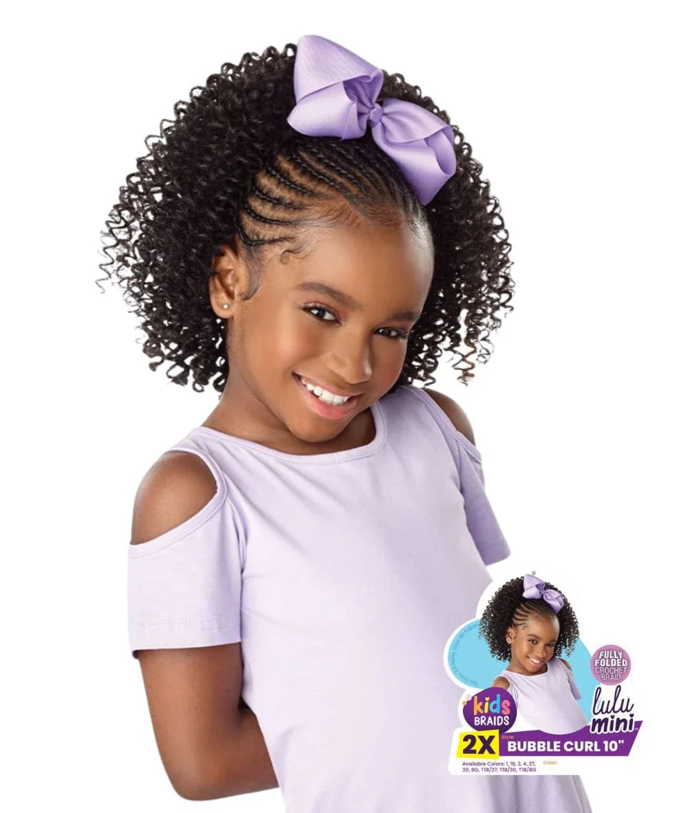 Mini tresses pour enfants Sensationnel Lulu - 2X Bubble Curl 10 pouces