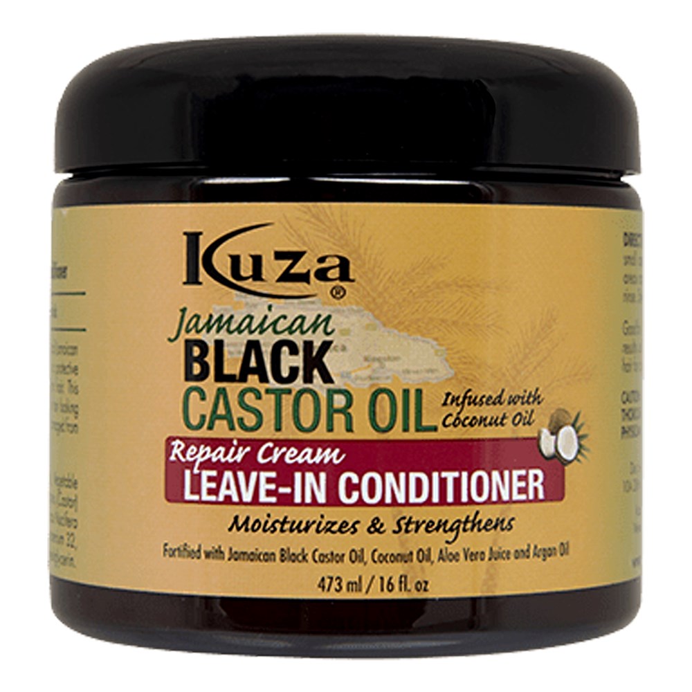 KUZA Jamaican Black Castor Oil Repair Cream Leave In Conditioner (16oz) MK Smith's Shop