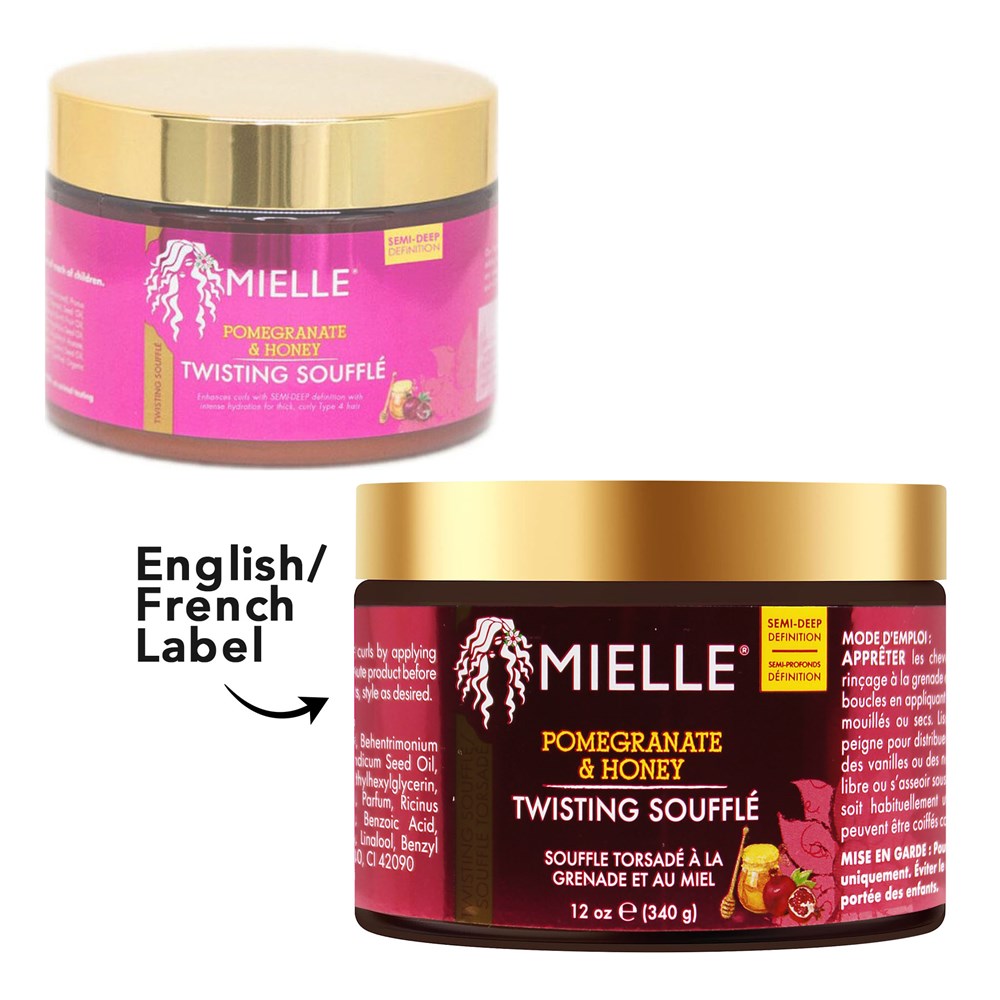 MIELLE Pomegranate & Honey Twisting Souffle (12oz) Mielle