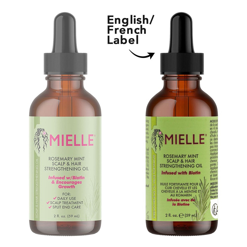 Mielle Rosemary Mint Scalp & Hair Strengthening Oil 2Oz MIELLE