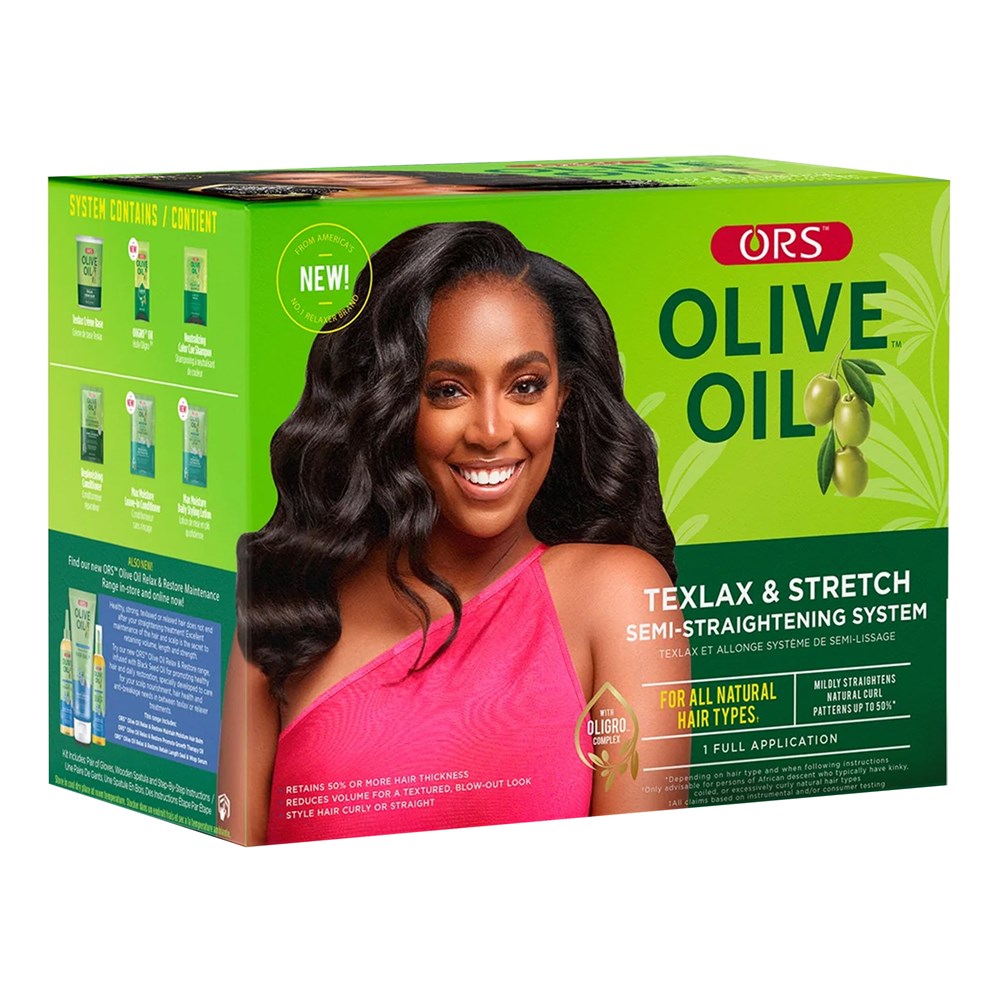 ORS Olive Oil Texlax & Stretch Semi Straightening System ORS