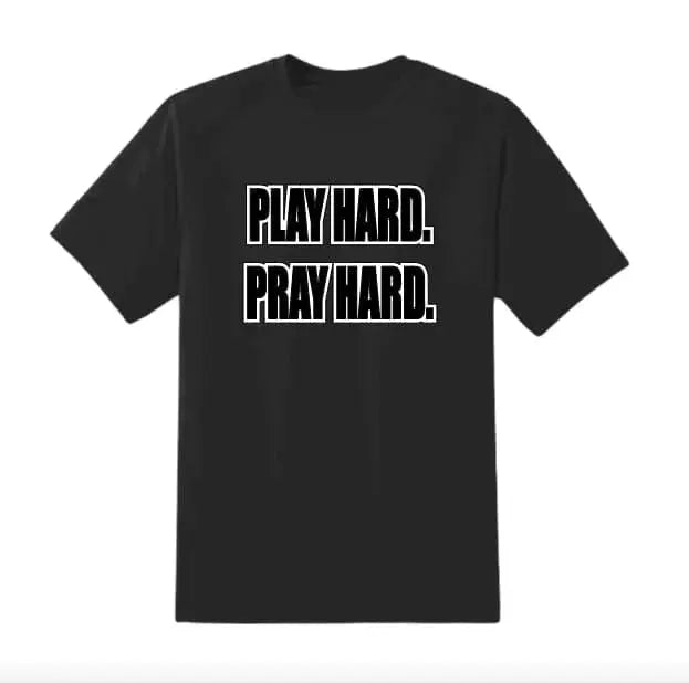 Play Hard, Pray Hard (Kids) Shirt MK Smith's Shop