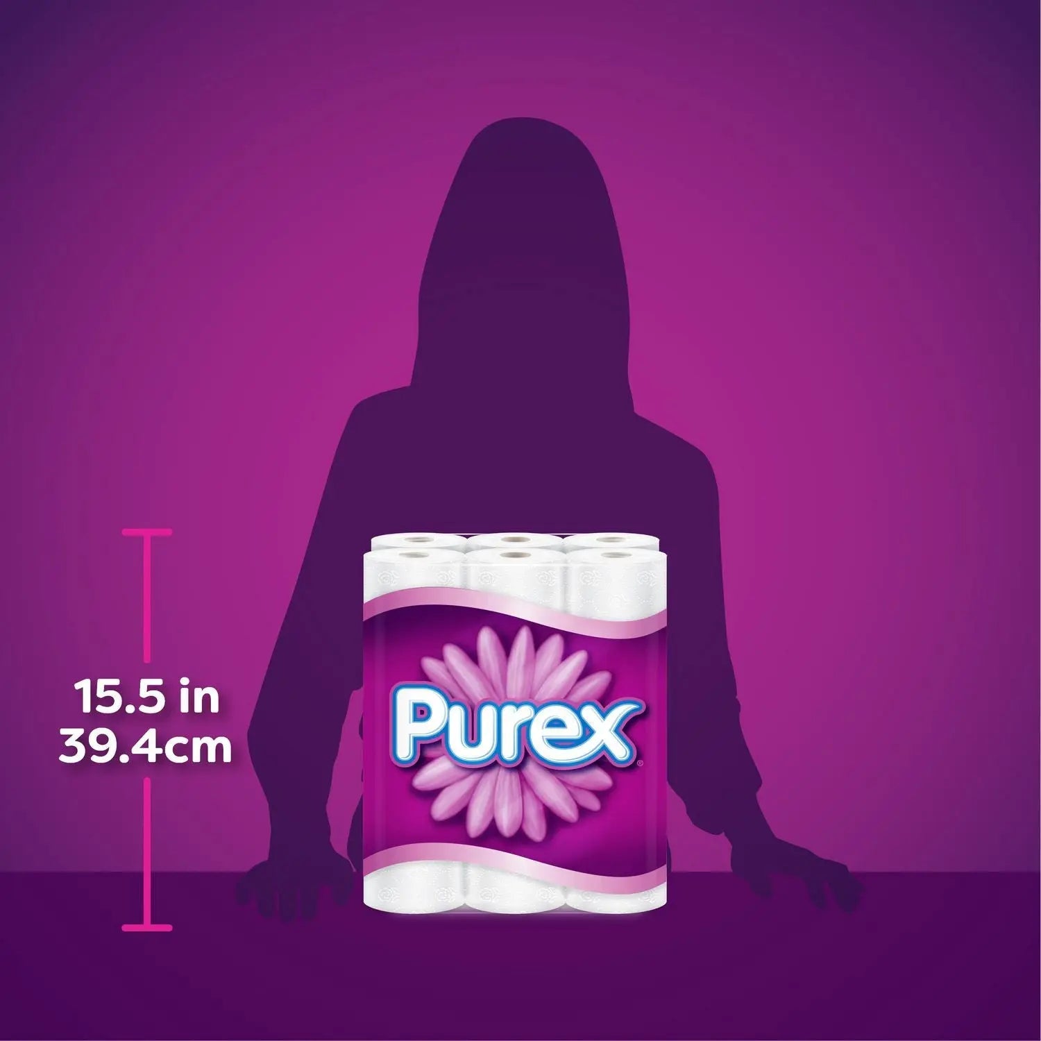 Purex Soft & Thick Toilet Paper, Hypoallergenic and Septic Safe, 24 Double Rolls = 48 Single Rolls Purex