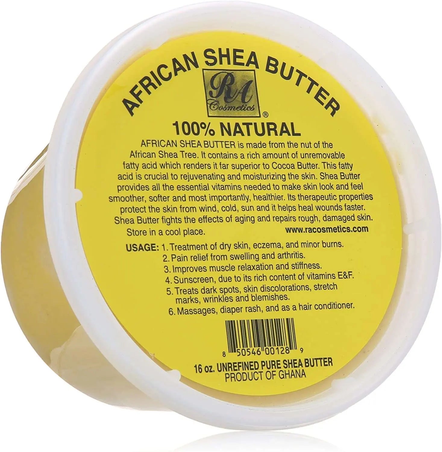RA COSMETICS 100% African Shea Butter (16oz)