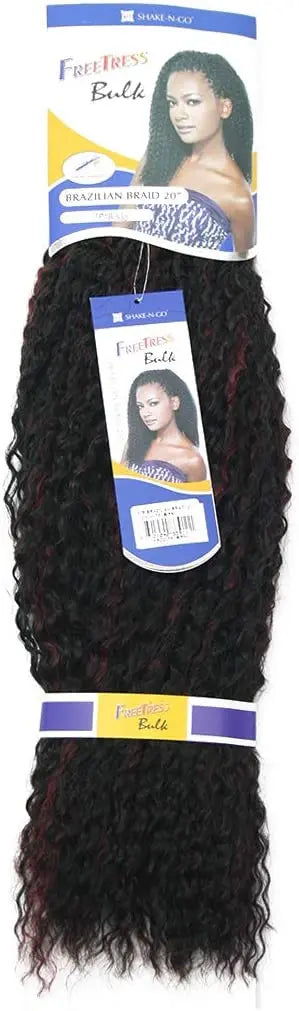 Shake N Go Freetress Braid Bulk - BRAZILIAN BRAID 20" Freetress