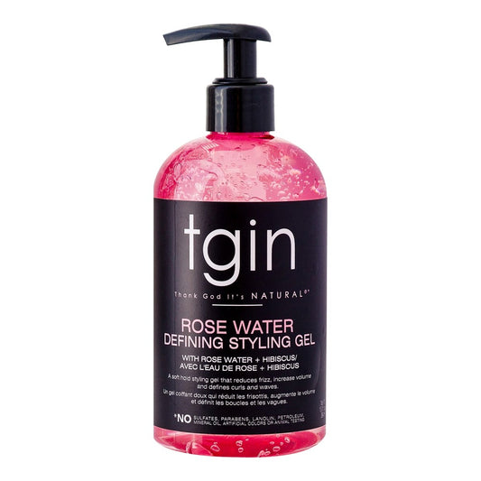 Tgin Rose Water Curl Defining Styling Gel 13 oz TGIN