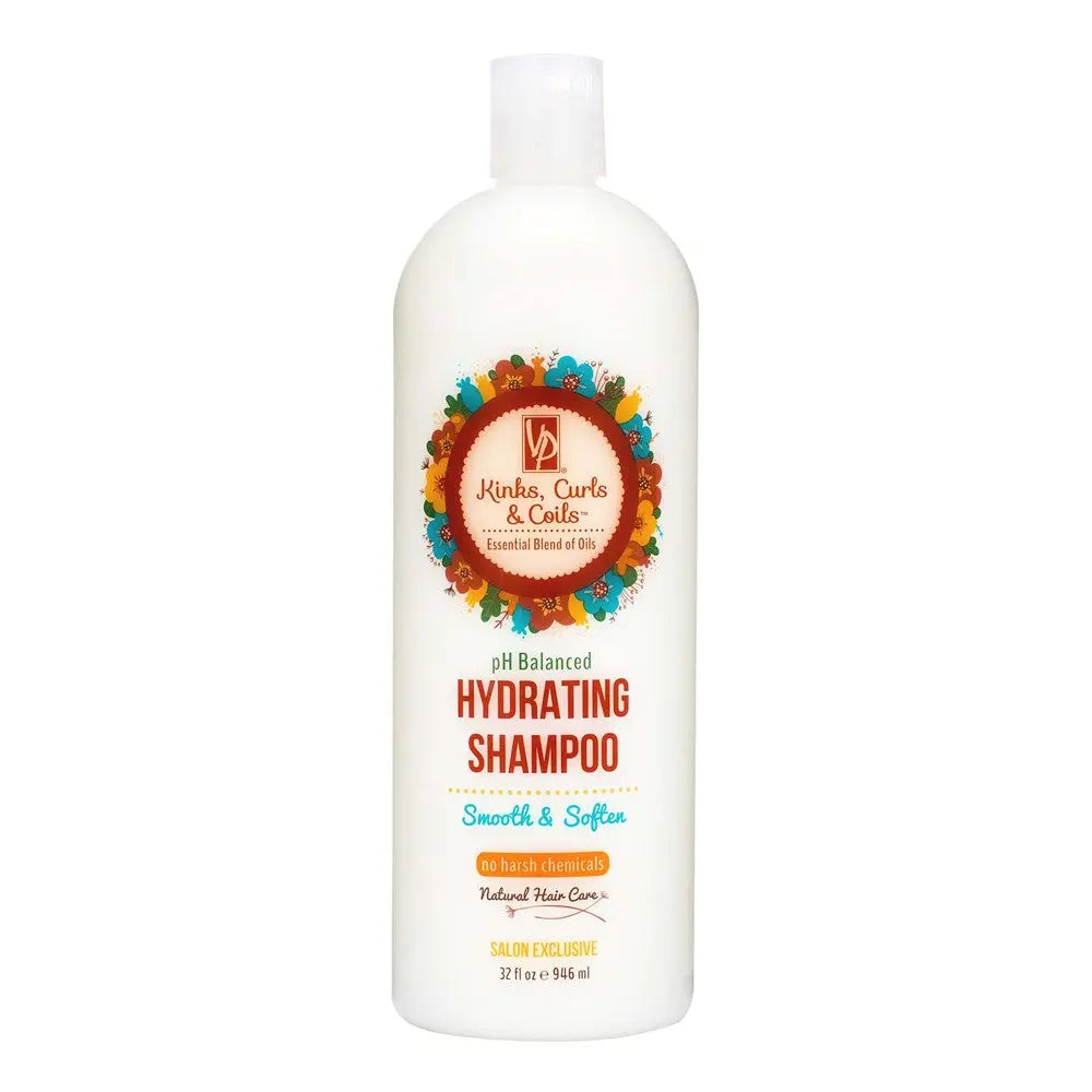 VITALE PRO Kinks, Curls & Coils PH Balanced Hydrating Shampoo (32oz) (946ML) Vitale Pro Kinks