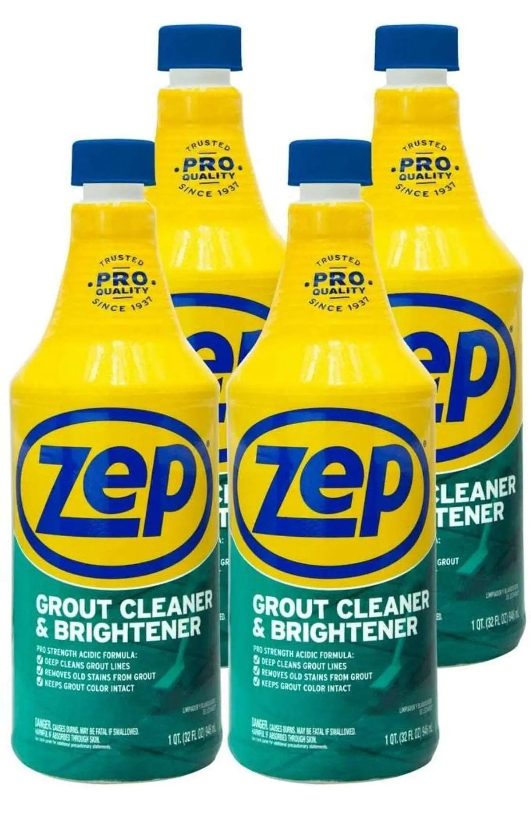 ZEP Grout Cleaner and Whitener 32 oz. (Case of 4) MK Smith's Shop